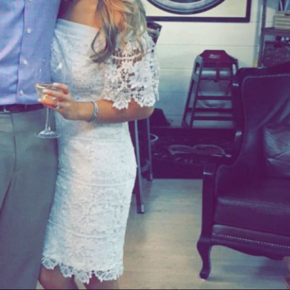 White Lace Dress